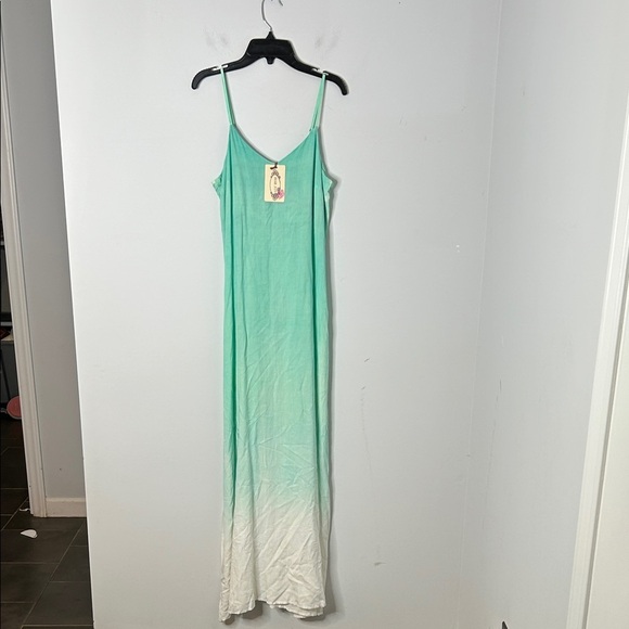 Joyfolie Mia Joy Celeste Dip Dye Maxi Dress NWT - Picture 2 of 10